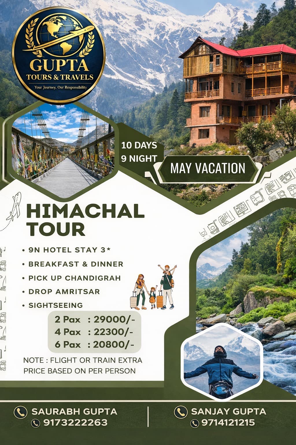 Himachal Tour Package flyer